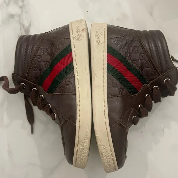 Gucci Brown Guccissima Leather kids Shoes